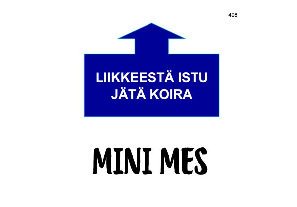 UUDET vuoden 2026 Rally-tokon MINI MES-tehtäväkyltit