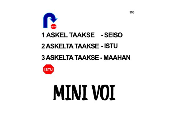 UUDET vuoden 2026 Rally-tokon MINI VOI-tehtäväkyltit