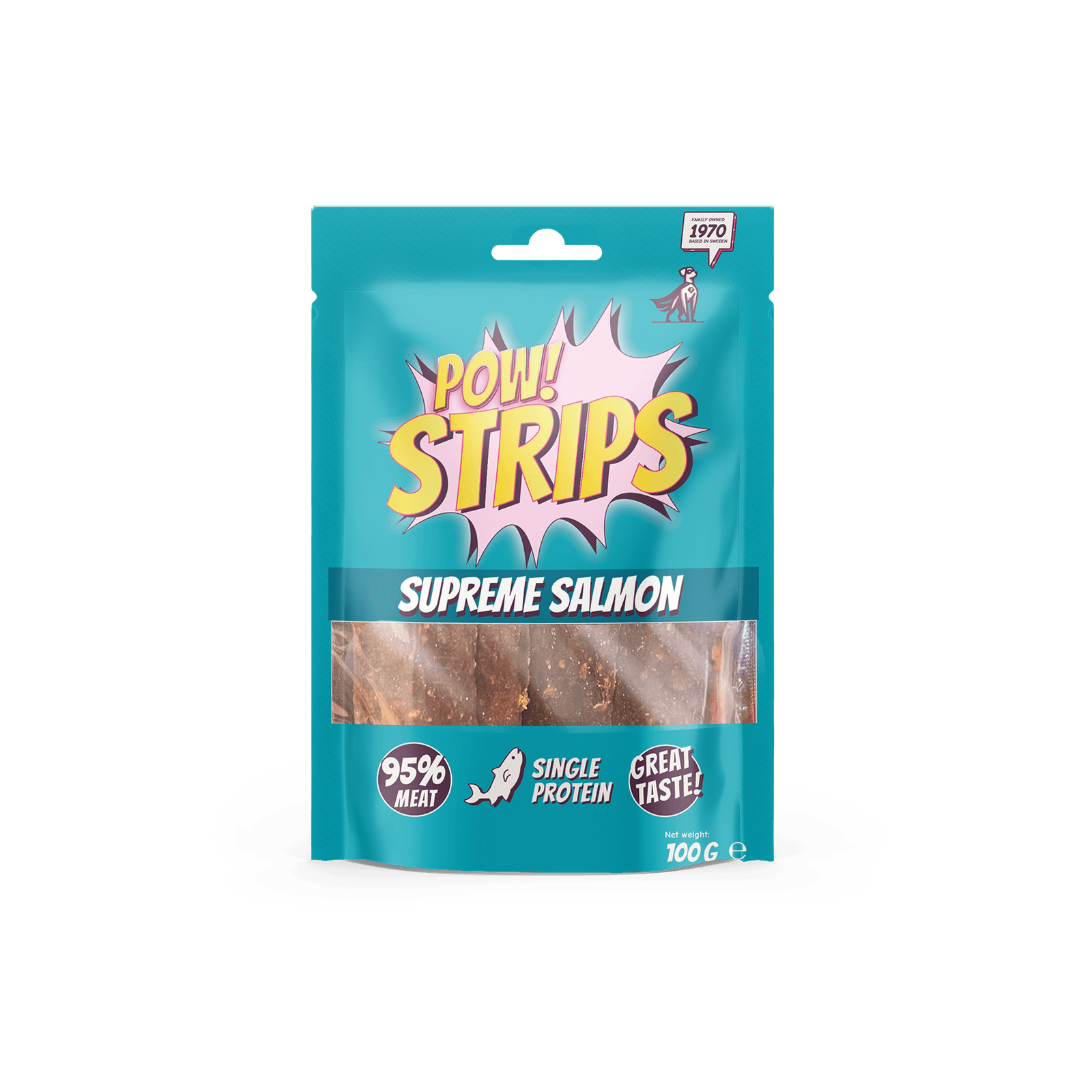POW Strips Supreme Salmon 100 g (lohi)