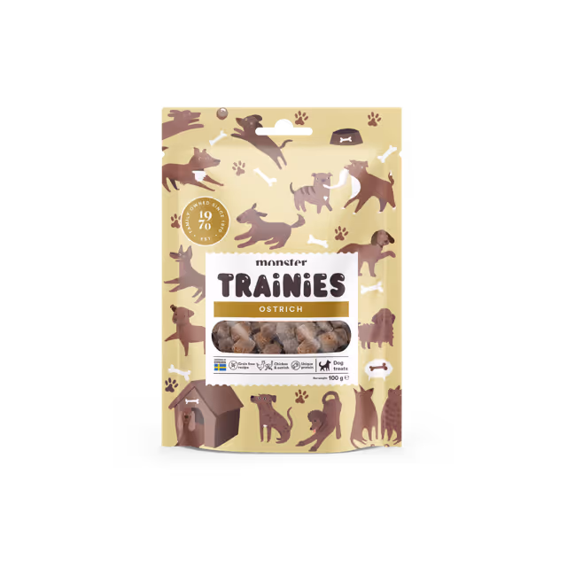 Monster Dog Training Treats Chicken & Ostrich (kana ja strutsi) 100 g